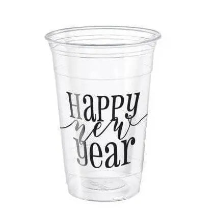 New Year Clear 16oz. Plastic Party Cups - Party Expo