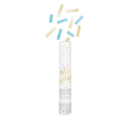 Oh Baby - Pink Gender Reveal Confetti Cannon (1ct) - Party Expo