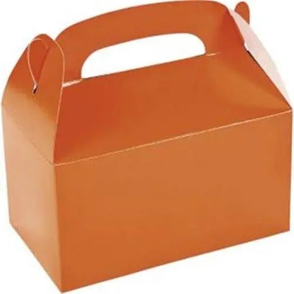 Orange Treat Boxes ( 6 count) - Party Expo