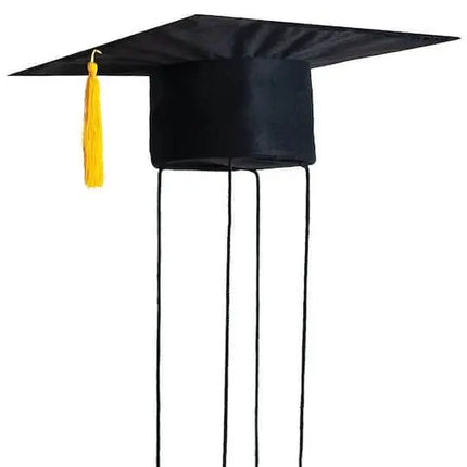 Oversized Graduation Cap Car Decoration - Black (1ct) - Party Expo