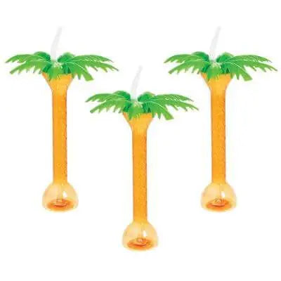 Palm Tree Yard Glasses - Party Expo