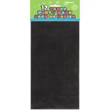 Paper Party Bags -Black - Party Expo