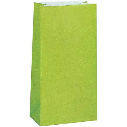 Paper Party Bags -Lime Green - Party Expo