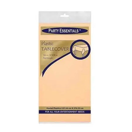 Party Essentials Heavy Duty Plastic Tablecover - Neon Green (54x108) - Party Expo