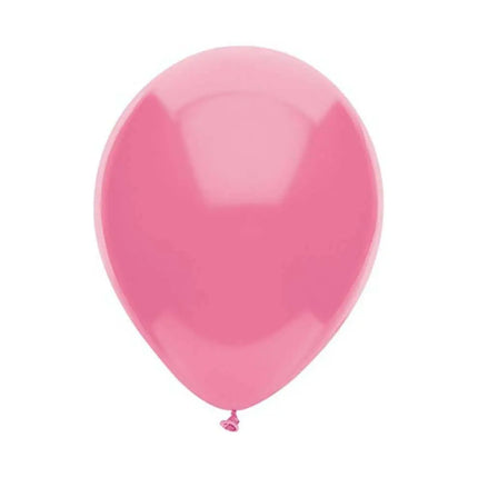 PartyMate - 12" Passion Pink Latex Balloons (15ct) Party Expo