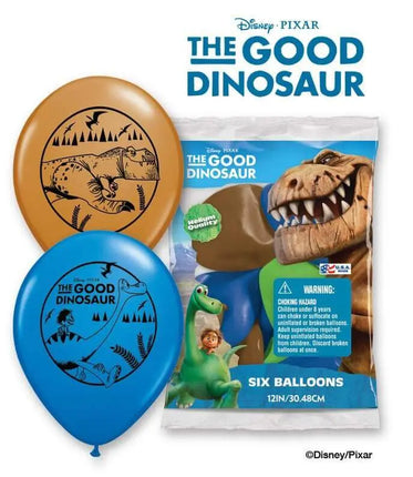 Pioneer - 12" Disney's The Good Dinosaur Latex Balloons (6ct) Party Expo