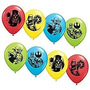 Pioneer - 12" Star Wars Latex Balloons - Multicolor (6ct) Party Expo