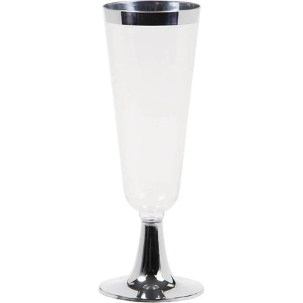 Plastic Champagne Flutes 5.5oz. - Party Expo