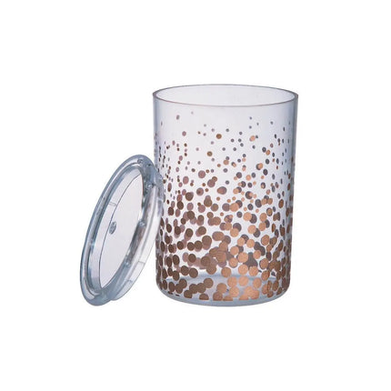 Plastic Containers with Copper Dots for a dozen - Party Expo