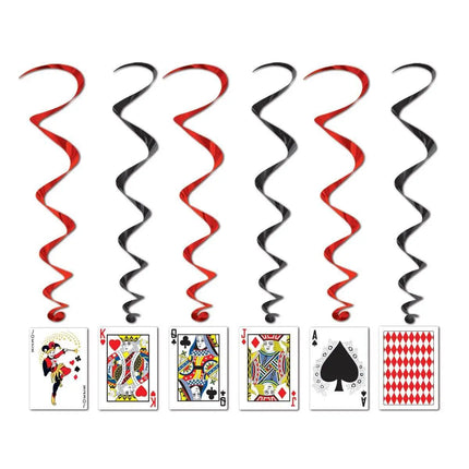 Playing Card Whirls - Party Expo