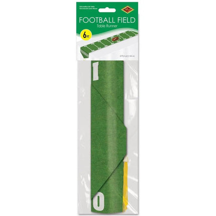 Printed Game Day Football Table Runner - Party Expo