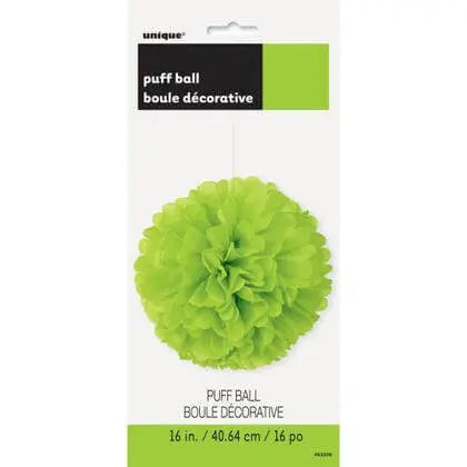 Puff Decor 16" Neon Lime Green Party Expo