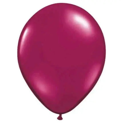 Qualatex - 11" Burgundy Latex Balloons (25ct) Party Expo