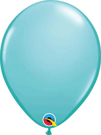 Qualatex - 11" Caribbean Blue Latex Balloons (25ct) Party Expo