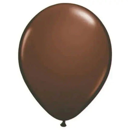 Qualatex - 11" Chocolate Brown Latex Balloons (25ct) Party Expo