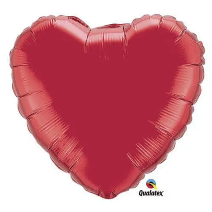 Qualatex - 36" Ruby Red Heart Mylar Balloon - SS40 Party Expo