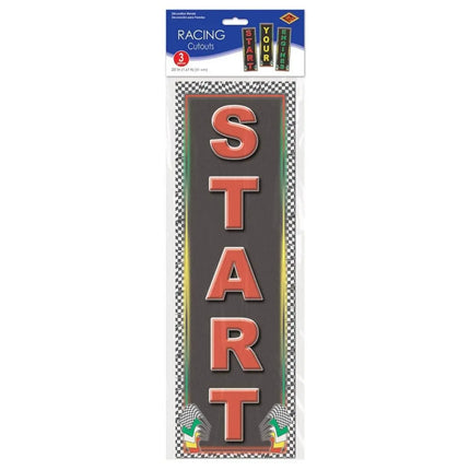 Racing Cutouts - Party Expo