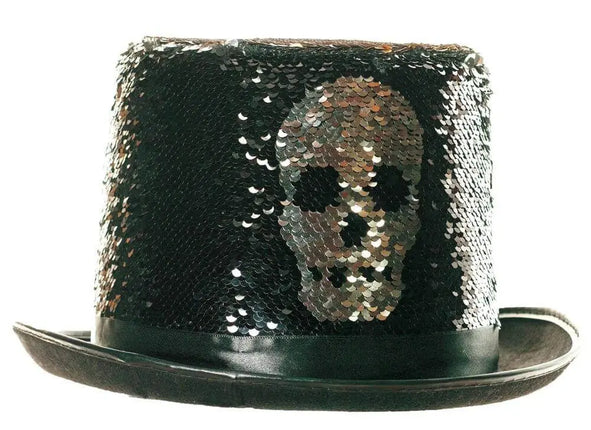 Reversible Skull Top Hat - Adult - Party Expo