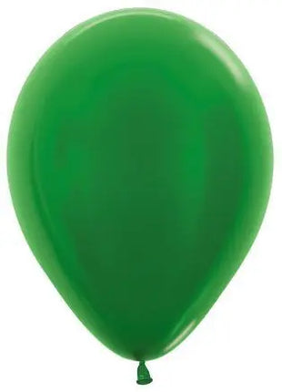 Sempertex - 11" Metallic Green Latex Balloons (50pcs) Party Expo