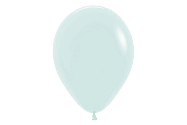 Sempertex - 11" Pastel Matte Green Latex Balloons (50pcs) Party Expo