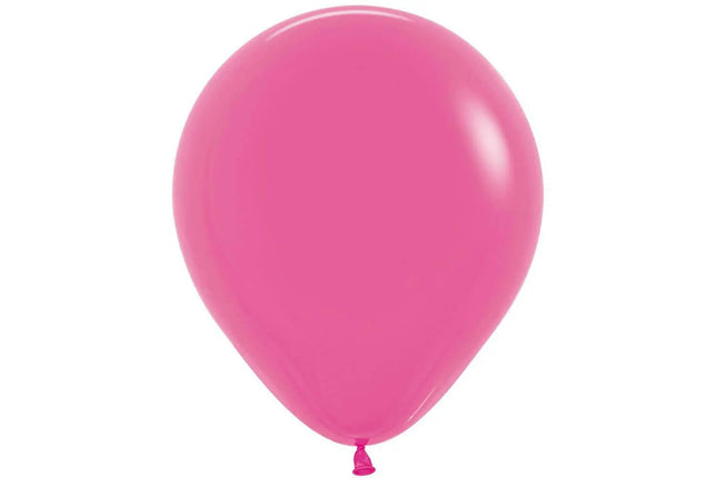 Sempertex - 18" Fashion Fuchsia Latex Balloons (25pcs) Party Expo