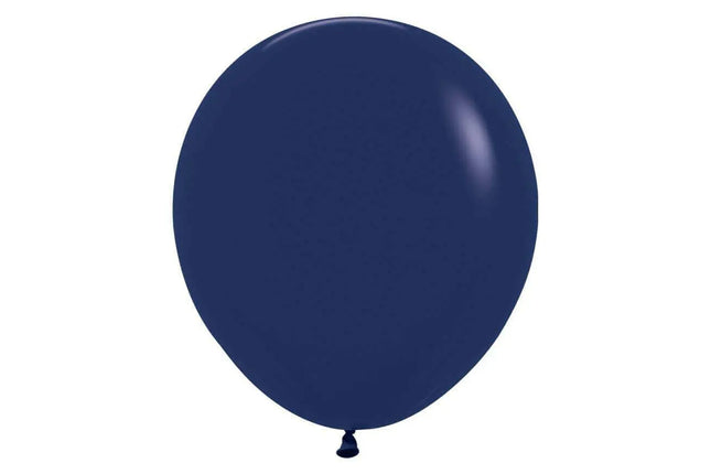 Sempertex - 18" Fashion Navy Blue Latex Balloons (25pcs) Party Expo