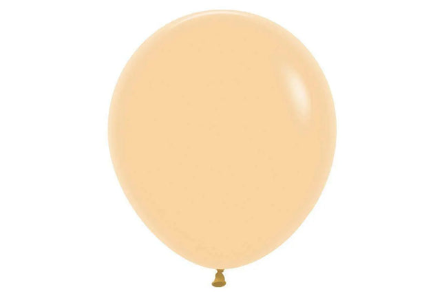 Sempertex - 18" Fashion Peach Latex Balloons (25pcs) Party Expo