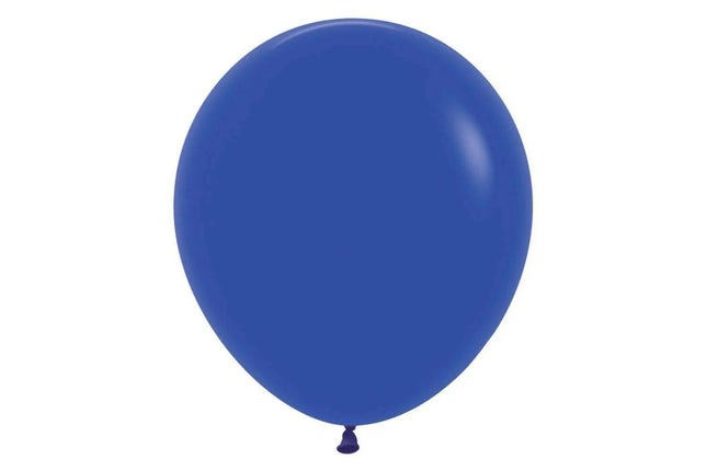 Sempertex - 18" Fashion Royal Blue Latex Balloons (25pcs) Party Expo