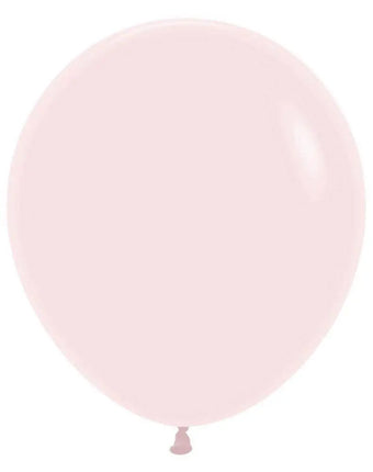 Sempertex - 18" Pastel Matte Pink Latex Balloons (25pcs) Party Expo
