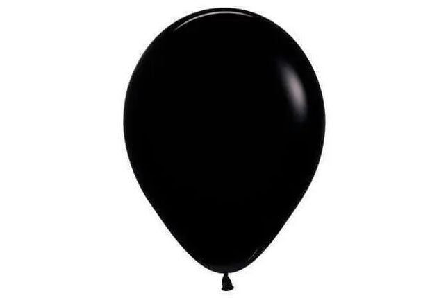 Sempertex - 5" Fashion Black Latex Balloons (50pcs) Party Expo