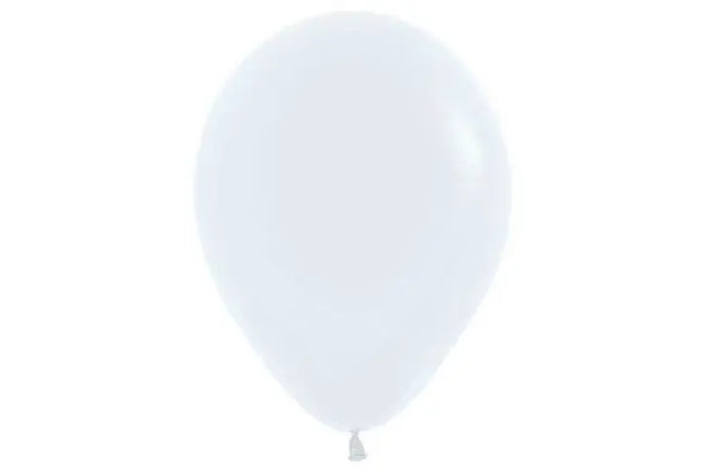 Sempertex - 5" Fashion White Latex Balloons (50pcs) Party Expo