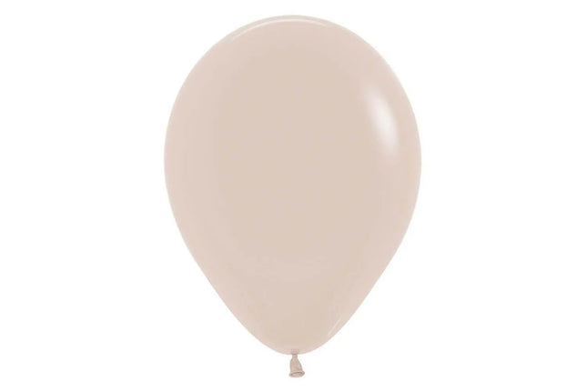 Sempertex - 5" Fashion White Sand Latex Balloons (50ct) Party Expo