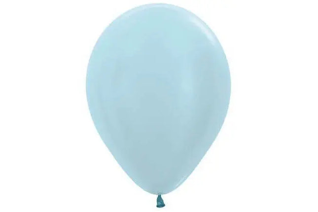 Sempertex - 5" Satin Blue Latex Balloons (50pcs) Party Expo