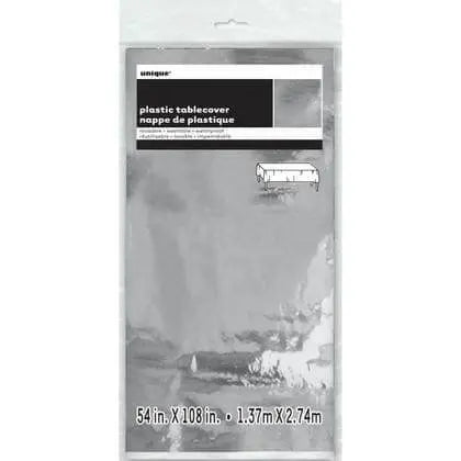 Silver Foil Table Cover - Party Expo