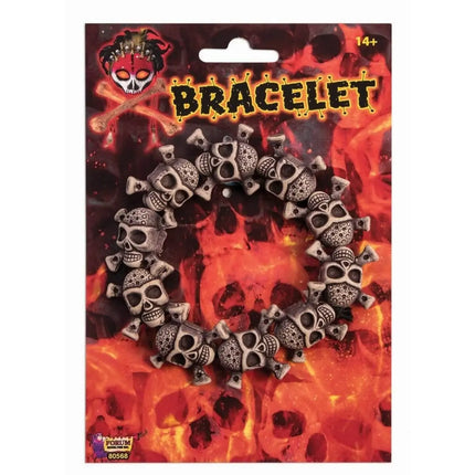 Skull Bracelet - White - Party Expo