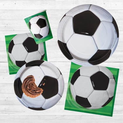 Soccer 7" Plates - SKU:27304 - UPC:011179273041 - Party Expo