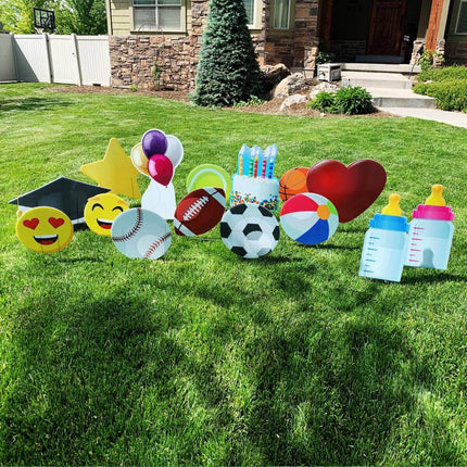 Soccer Icon Yard Sign (1 count) - Party Expo