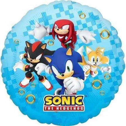 Sonic the Hedgehog - 18" Blue Mylar Balloon #444 Party Expo
