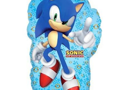 Sonic the Hedgehog - 30" Blue Mylar Balloon - SKU:4452301 - UPC:026635445238 - Party Expo