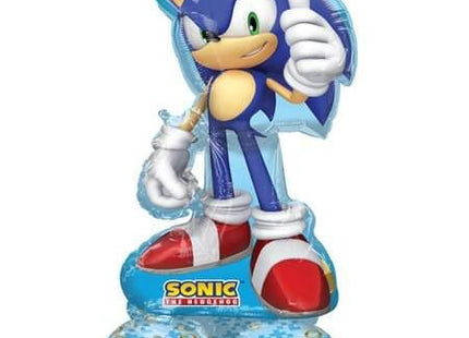 Sonic the Hedgehog - 53" Standing Airloonz Balloon (Air-Filled) - SKU:112133 - UPC:026635446792 - Party Expo