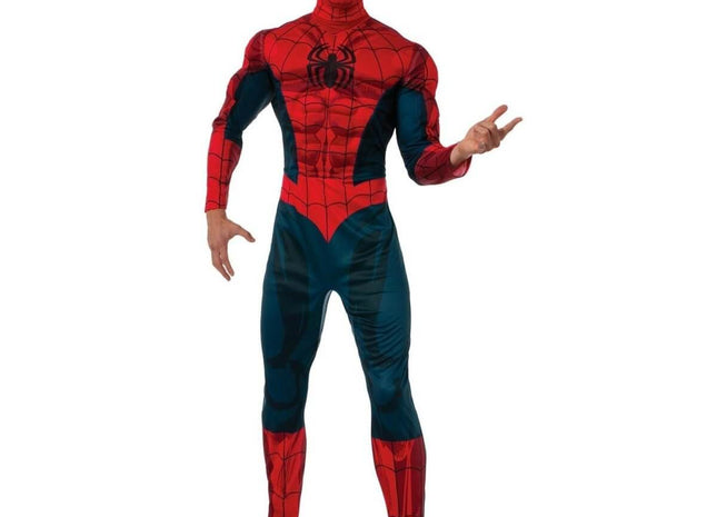 Spiderman - Deluxe Costume - (Xlarge) - SKU:880606 - UPC:883028060689 - Party Expo