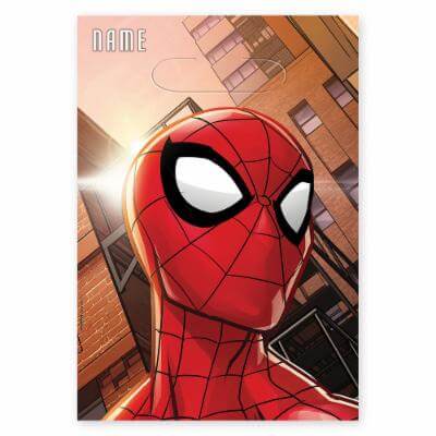 Spiderman - Folded Loot Bag - SKU:371860 - UPC:013051757458 - Party Expo
