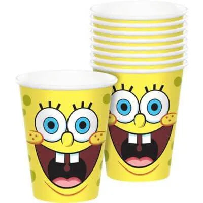 Spongebob - 9oz Paper Cups (8ct) - Party Expo