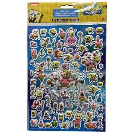 SpongeBob Raised Stickers - Party Expo