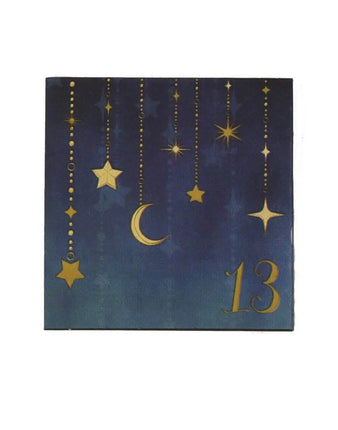 Starry Night Beverage Napkins - Age 13 - Party Expo