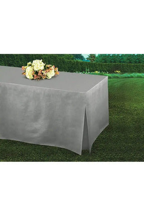 Table Fitter Silver Tablecover - Party Expo