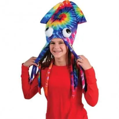 Tie Dye Squid Hat - Party Expo