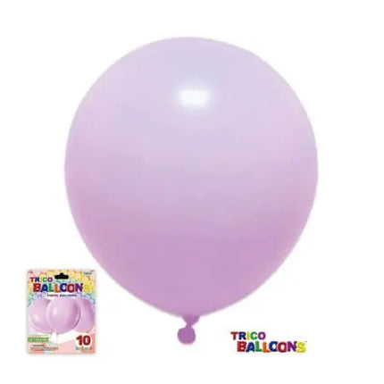 Trico - 12" Pastel Lavender Latex Balloons (10ct) Party Expo
