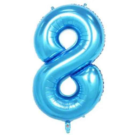 Trico - 34" Number '8' Mylar Balloon - Blue