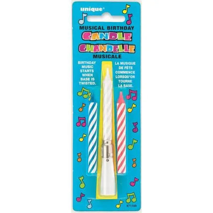 Twist-On Music Birthday Candle - Party Expo